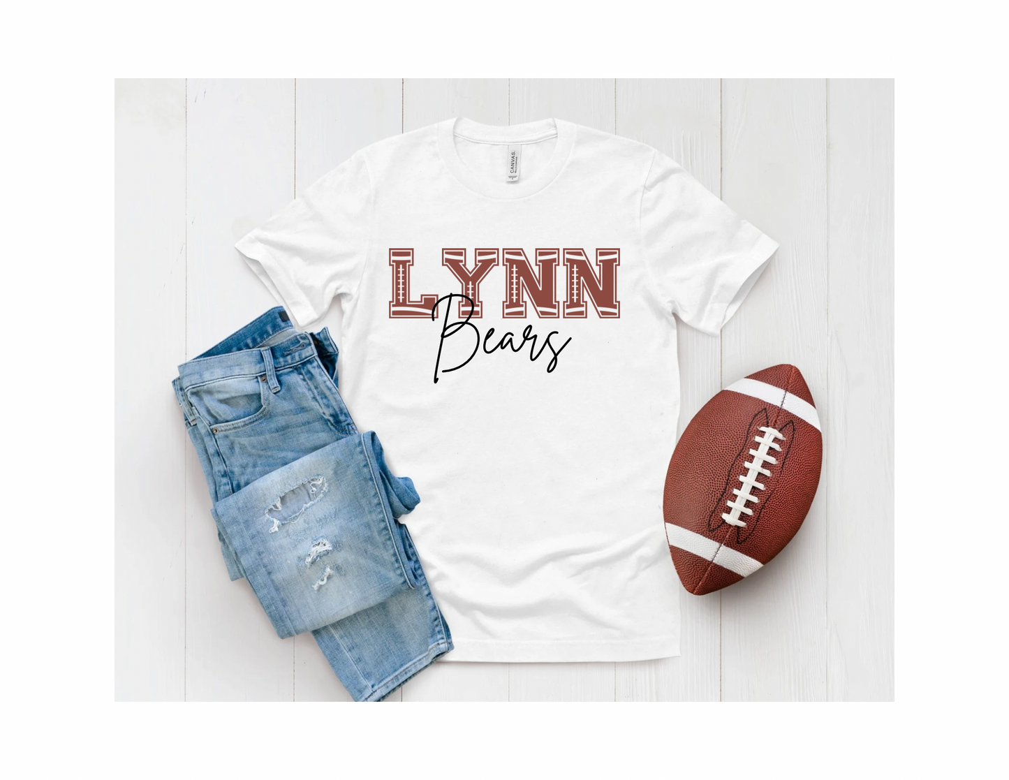 Custom DTG Football Letter Team Shirt