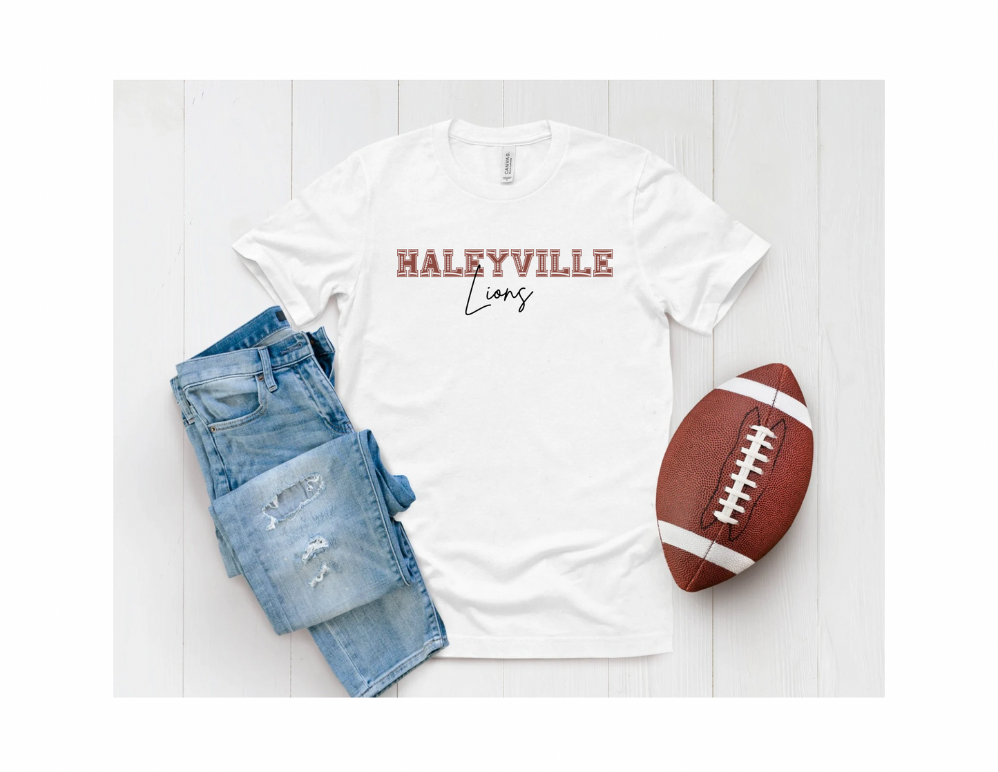 Custom DTG Football Letter Team Shirt
