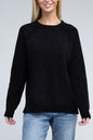 Zenana Raglan Chenille Sweater