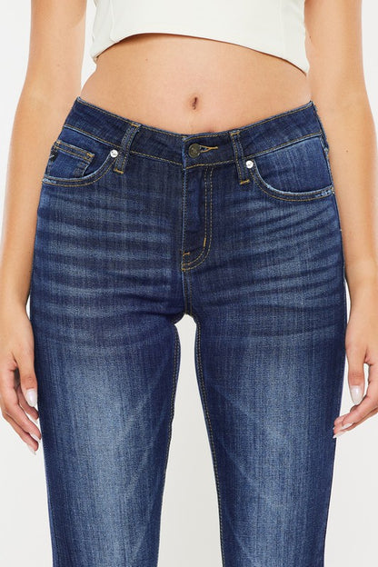 Kan Can  Mid Rise Flare Jeans