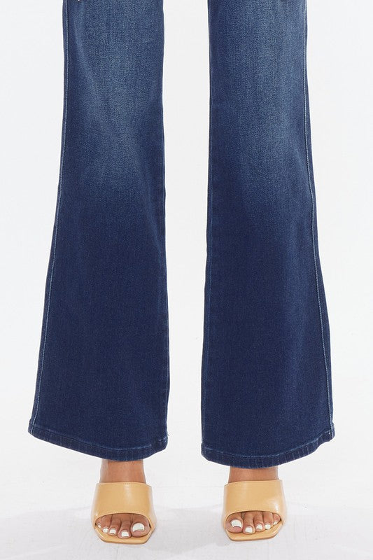 Kan Can High Rise Slim Flare Jean