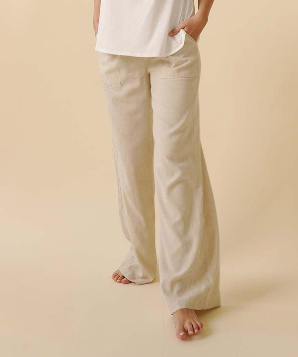 BAMBOO COTTON LINEN PANTS