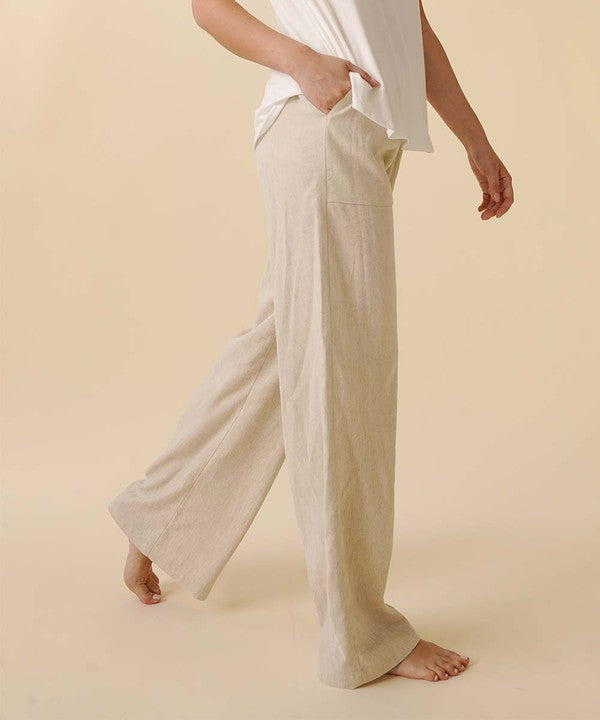 BAMBOO COTTON LINEN PANTS