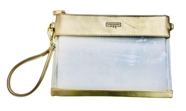 Clear Gameday Wristlet