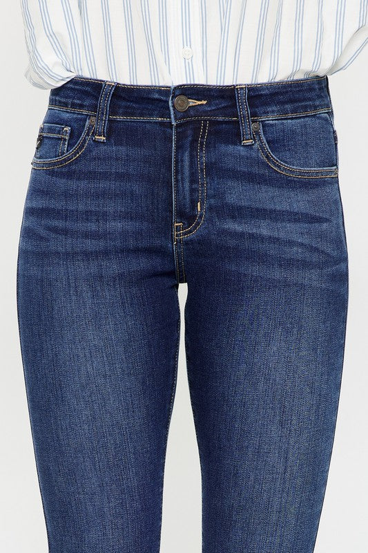 Kan Can Mid RIse Ankle Skinny Jeans