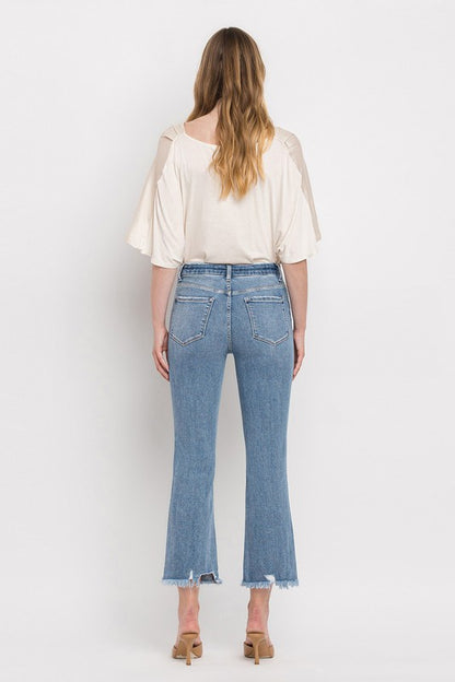 Vervet by Flying Monkey High Rise Crop Flare Jeans