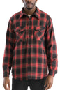 Mens Quilted Padded Flannel