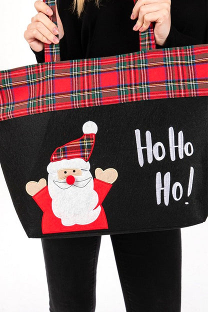 Santa Claus Christmas Oversized Tote Bag