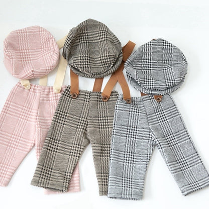 Baby suspenders pant set