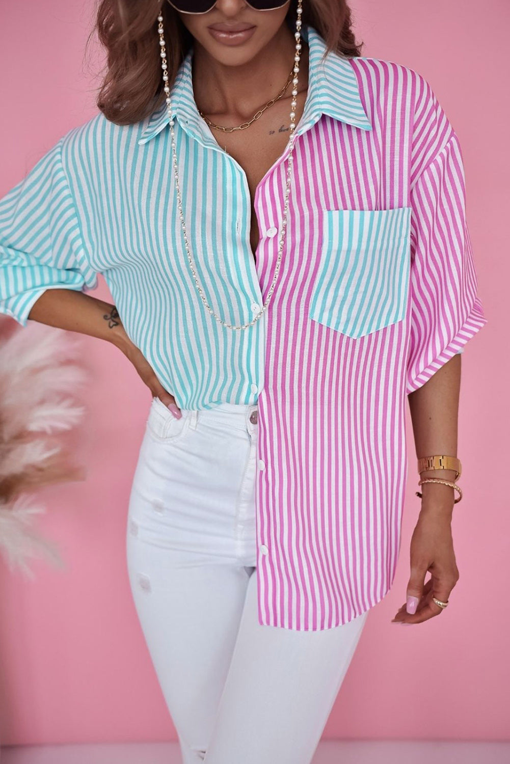 Striped Print Shirt