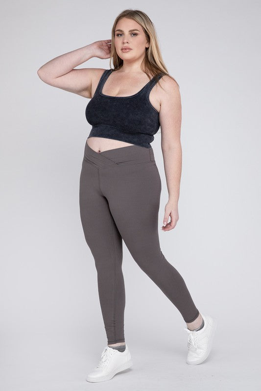 Rae Mode Plus V Waist Full Length Leggings