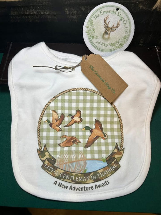 Little Gentleman in Training Bib