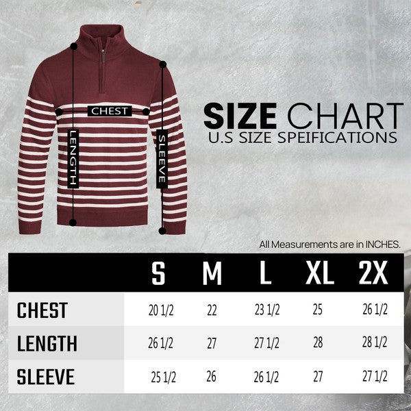 QUARTER ZIPPER PULLOVER SWEATER