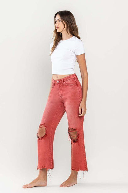 Vervet by Flying Monkey 90s Vintage Crop Flare Jeans