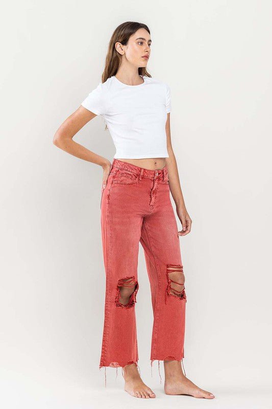 Vervet by Flying Monkey 90s Vintage Crop Flare Jeans