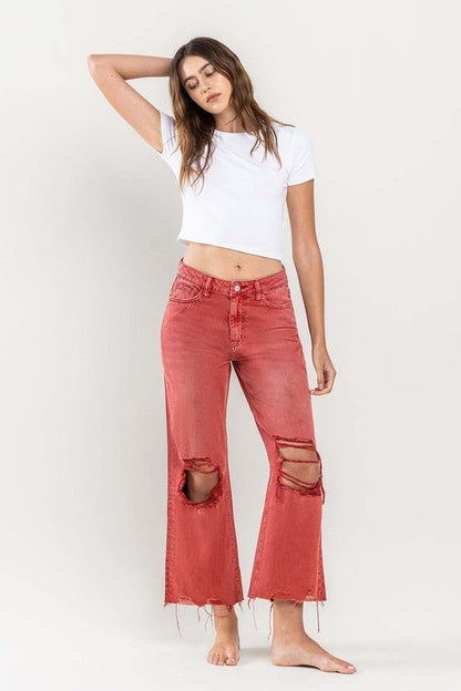 Vervet by Flying Monkey 90s Vintage Crop Flare Jeans