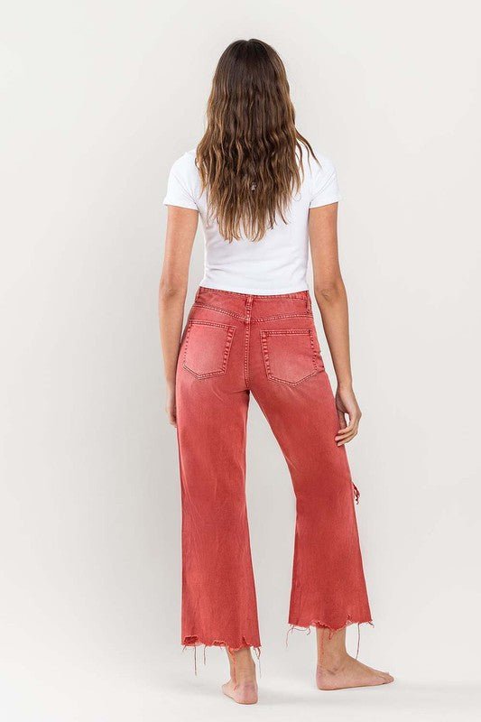 Vervet by Flying Monkey 90s Vintage Crop Flare Jeans