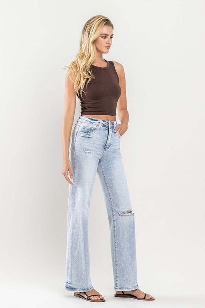 Vervet by Flying Monkey 90's Vintage Super High-Rise Flare Jeans