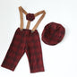 Baby suspenders pant set