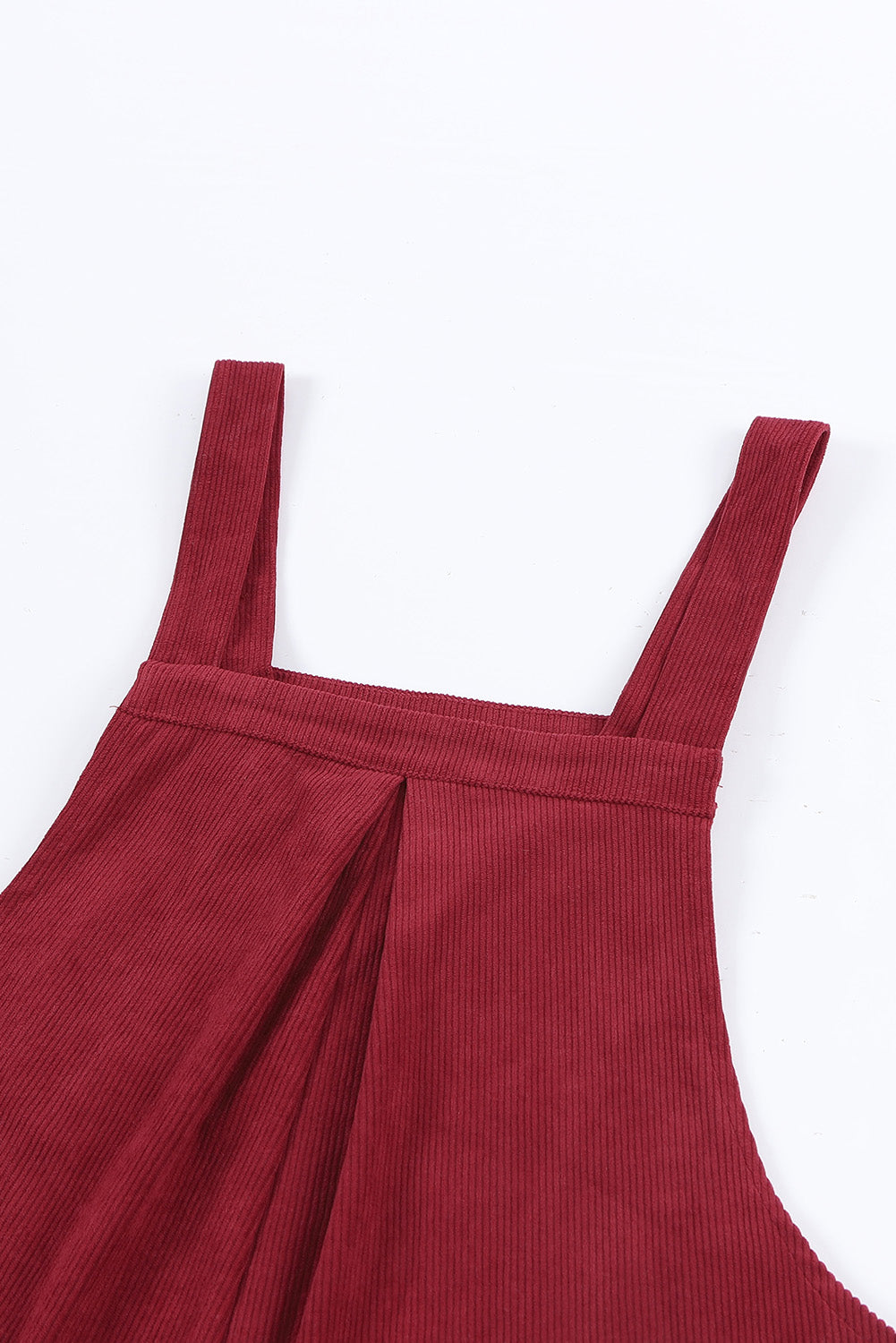 Corduroy Wide Leg Bib Overalls