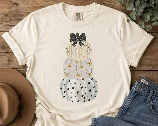 Polka Dot Pumpkin Stack
