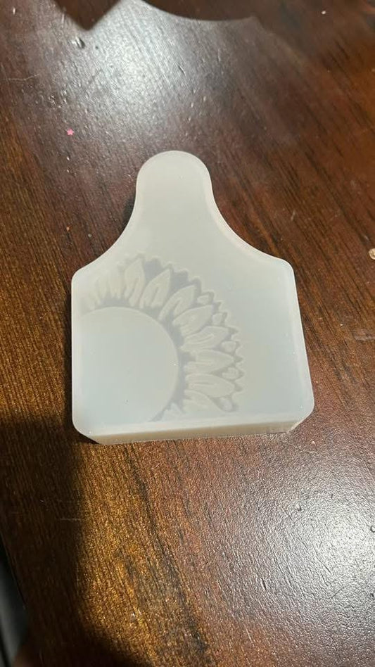 Paisley Cow Tag Freshie