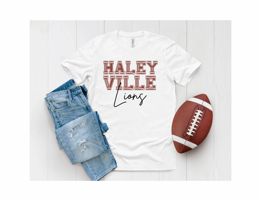 Custom DTG Football Letter Team Shirt