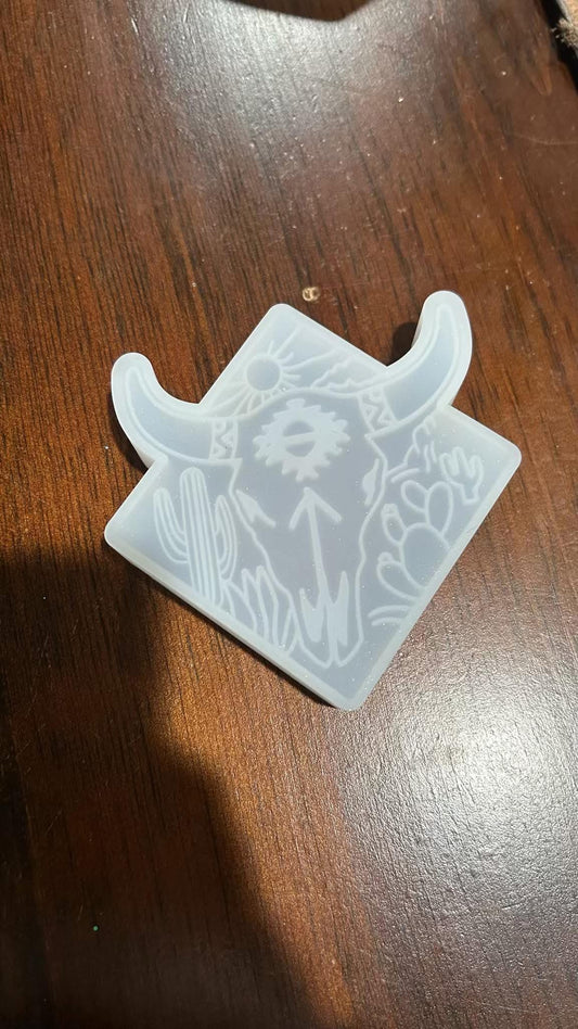 Western Bull Skull Freshie