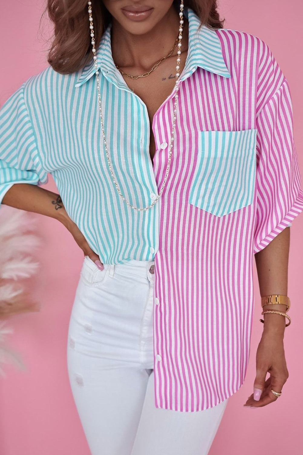 Striped Print Shirt