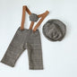 Baby suspenders pant set