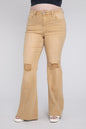 Vervet by Flying Monkey Plus Size High Rise Flare Jeans